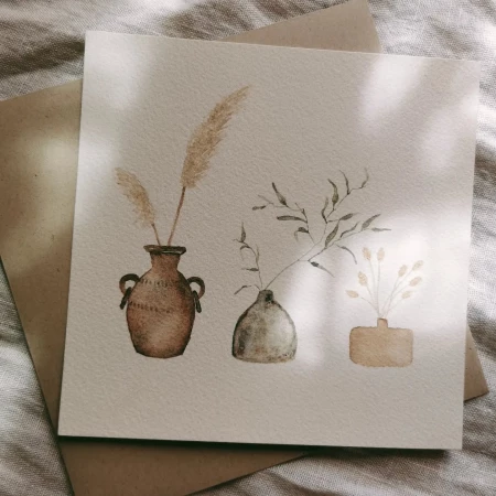 Duo créatif avec ARTEMA : aquarelle & fleurs séchées