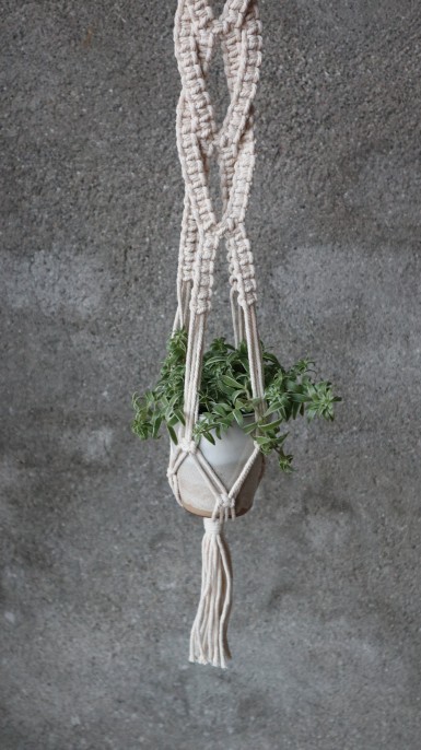 Porte plante bohème